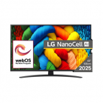 TV Set|LG|43"|4K/Smart|3840x2160|Wireless LAN|Bluetooth|webOS|Black|43NANO81A3A|43NANO81A3A