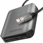 AXAGON Aluminum high-speed USB-A 3.2 Gen 1 memory card reader, 3 slots | CRE-S3|CRE-S3