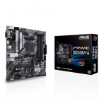 Asus | PRIME B550M-A | Processor family AMD | Processor socket AM4 | DDR4 | Memory slots 4 | Supported hard disk drive interfaces M.2, SATA | Number of SATA connectors 4 | Chipset AMD B | Micro ATX|90MB14I0-M0EAY0