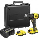 Stanley | 18V V20 Brushless Drill Driver - 2.0Ah Kit | SFMCD710D2K-QW | 18 V | 2.0 Ah | Lithium Ion|SFMCD710D2K-QW