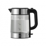 Xiaomi | Electric Glass Kettle EU | Electric | 2200 W | 1.7 L | Glass | 360&deg; rotational base | Black/Stainless Steel|BHR7423EU