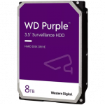 HDD Video Surveillance WD Purple 8TB CMR, 3.5'', 256MB, 5640 RPM, SATA, TBW: 180|WD85PURZ
