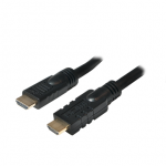 Logilink, CHA0020, 20m, Active, HDMI cable, type A male, - HDMI type A male, black. | Logilink | HDMI to HDMI | 20 m|CHA0020