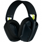 Logitech LIGHTSPEED Gaming Headset | G435 | Bluetooth | Over-Ear | Microphone | Black and Neon Yellow|981-001050