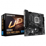 Gigabyte H610M D3H WIFI DDR4 | Processor family Intel | Processor socket LGA1700 | Supported hard disk drive interfaces SATA, M.2 | Number of SATA connectors 4|H610M D3H WIFI DDR4