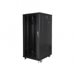 Lanberg | Rack cabinet 19" free-standing 27U/600x800 (flat pack) | FF01-6827-12B | Black|FF01-6827-12B