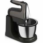TEFAL | Hand Mixer | Powermix Silence HT654E38 | Hand Mixer | 600 W | Number of speeds 5 | Turbo mode | Dark grey|HT654E38