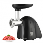 Adler | Meat mincer | AD 4811 | Black | 600 W | Number of speeds 1 | Throughput (kg/min) 1.8 | 3 replaceable sieves: 3mm for grinding poppies and preparing meat and vegetable stuffing; 5mm for meatballs, Roman roast and beef burgers; 7mm for coarsely ...