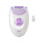 Braun Epilator | SE3-000 Silk &eacute;pil 3 | Number of power levels 2 | White/Purple|SE3-000