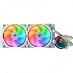 COUGAR POSEIDON ELITE ARGB 240 White AiO Liquid Watercooling|CGR-PSDELRGB-W-240