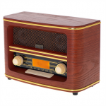 Adler | Retro Radio | AD 1187 | Alarm function | AUX in | Wooden|AD 1187