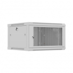 Lanberg Wall mounted installation cabinet 19" 9U 600X600 | WF01-6606-23S | Grey|WF01-6606-23S