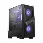 MSI MAG FORGE 100M PC Case, Mid-Tower, USB 3.2, Black | MSI | MAG FORGE 100M | Black | ATX|MAG FORGE 100M