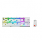 MSI | Vigor GK30 COMBO WHITE | Keyboard and Mouse Set | Wired | Mouse included | US | White|VIGOR GK30 COMBO WHITE US