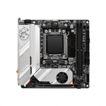 MSI | MPG B650I EDGE WIFI | Processor family AMD | Processor socket AM5 | DDR5 DIMM | Memory slots 2 | Supported hard disk drive interfaces  SATA, M.2 | Number of SATA connectors 4 | Chipset AMD B650 | Mini-ITX|MPG B650I EDGE WIFI