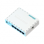 Mikrotik Wired Ethernet Router (No Wifi) RB750Gr3, hEX, Dual Core 880MHz CPU, 256MB RAM, 16 MB (MicroSD), 5xGigabit LAN, USB, PCB and Voltage temperature monitor, Beeper, IP20, Plastic Case, RouterOS L4 | Ethernet Router hEX | RB750Gr3 | No Wi-Fi | E ...
