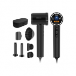 Cecotec Hair Dryer | DryGlam Waves i-Sensor Pro | 1600 W | Number of temperature settings 4 | Ionic function | Black | Diffuser nozzle|A01_EU01_118879