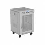 Lanberg Rack cabinet 19" free-standing 15U/600x800 (flat pack) with mesh door LCD | IP20 | Grey, RAL7035|FF01-6815-23SL