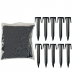 AYI | Robot Lawn Mower Staples for Boundary Wire, 150PCS | Black|DM2SP0002-1