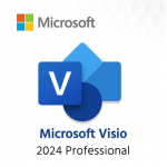 Microsoft Visio Professional 2024 Online Product Key License 1 License Downloadable NR | EP2-07111 | All Languages | ESD|EP2-07111