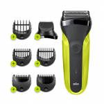 Braun | Shaver | 300BT | Operating time (max) 30 min | NiMH | Green|4210201276395