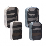 Thule | Packing Cube, 2x Large, 2x Medium | Packing Cube | Pond Gray/White|TPCS205 POND GRAY/WHITE