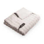 Duux Yentl Heated Overblanket, 200 x 200 cm | DXOB12 | Number of heating levels 9 | Number of persons 1 | Washable | Remote control | Premium faux fur | 200 W | Bubble Gray|DXOB12