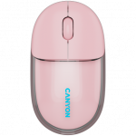 CANYON mouse OnClick 24 BT/ Wireless Transparent/Pink|CNS-CMSW24P