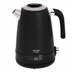 Adler | Kettle | AD 1295b | Electric | 2200 W | 1.7 L | Stainless steel | 360&deg; rotational base | Black|AD 1295 black