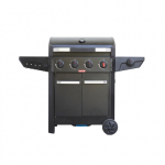 Barbecook Gas Barbecue Luca 412 with Cabinet and Sideburner, 145.4 x 60.3 x 112.3 cm | BC-GAS-3100|BC-GAS-3100