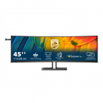 Philips | Curved Business Monitor | 45B1U6900C/00 | 44.5 " | VA | HDR | 32:9 | 75 Hz | 4 ms | 5120 x 1440 pixels | 450 cd/m&sup2; | HDMI ports quantity 2 | Black | Warranty 24 month(s)|45B1U6900C/00