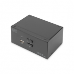 Digitus | KVM Switch, 2-Port, Dual Display, 4K, DisplayPort | DS-12862|DS-12862