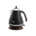 Delonghi | Icona Vintage | KBOV2001BK | Standard kettle | 2000 W | 1.7 L | Stainless steel | 360&deg; rotational base | Black|KBOV2001BK