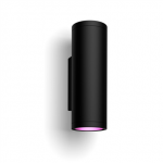 Philips Hue WCA Appear Outdoor Wall Lantern, Black | 8 W | 2000-6500 Hue White Colour Ambiance|8718696174371