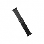 Fixed | Strap for Apple Watch 42/44/45/46/49mm | Black | Leather|FIXLST-434-BK