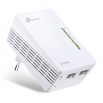 TP-LINK | AV600 Wi-Fi Powerline Extender | TL-WPA4220 | 10/100 Mbit/s | Ethernet LAN (RJ-45) ports 2 | 802.11n | Wi-Fi data rate (max) 300 Mbit/s | Data transfer rate (max) 600 Mbit/s|TL-WPA4220