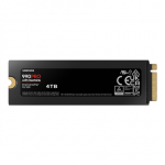 Samsung | 990 PRO with Heatsink | 4000 GB | SSD form factor M.2 2280 | Solid-state drive interface M.2 NVME | Read speed 7450 MB/s | Write speed 6900 MB/s|MZ-V9P4T0CW