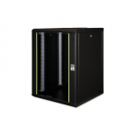 Digitus Wall Mounting Cabinet Unique Series | DN-19 16U-6/6-SW | 82 x 60 x 60 cm | Black|DN-19 16U-6/6-SW