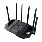 Asus | Dual Band WiFi 7 Extendable Gaming Router | TUF Gaming BE6500 | 802.11be | 6500 Mbit/s | Ethernet LAN (RJ-45) ports 4 | Mesh Support Yes | MU-MiMO Yes | Antenna type External fixed | 1|90IG0920-MO9C00