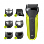 Braun Shaver | 300BT Series 3 | Operating time (max) 30 min | NiMH | Black|300BT
