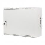Lanberg | Rack cabinet 19" wall-mount 4U+3U/540x200 low-profile | WAF1-5203-04-00S | Grey|WAF1-5203-04-00S