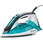 Polti Iron PLEU0254 Vaporella Quick & Comfort QC120 Steam Iron, 2200 W, Water tank capacity 300 ml, Continuous steam 30 g/min, White/Blue/Black|PLEU0254