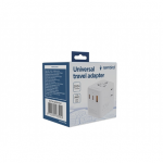 Gembird Universal travel power adapter | TPA-1A2C20-01-W | 20 W | Travel Adapter|TPA-1A2C20-01-W