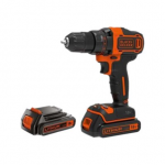 Black&Decker 18v2G DD w 400mA ch in kitbox 2 batts BDCDD186KB-QW | BLACK & DECKER|BDCDD186KB-QW