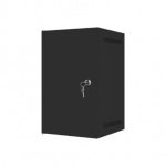 Lanberg | Rack cabinet 10" wall-mount 9U/280x310 for self-assembly with metal door (flat pack) | WF10-2309-00B | Black|WF10-2309-00B