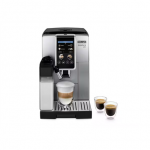 Delonghi | Coffee Maker | Dinamica Plus ECAM380.85.SB | Pump pressure 15 bar | Built-in milk frother | Automatic | 1450 W | Stainless Steel/Black|ECAM380.85.SB