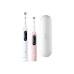 Oral-B iO6 DuoPack Electric Toothbrush, White + Pink, Travel case | Oral-B|iO6 Duo