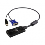 Aten | USB VGA KVM Adapter | 1 x RJ-45 Female, 1 x USB Male, 1 x HDB-15 Male|KA7570-AX