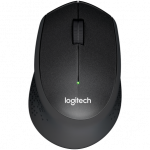 Logitech | Mouse | M330 Silent Plus | Wireless | Black|910-004909