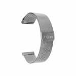 Fixed | Mesh Strap with Quick Release 20mm for Smartwatch | Silver|FIXMEST-20MM-SL